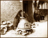 La poterie un four dans la rue