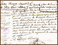 Juan Vicente mourut  Monzn de Campos en 1846. Fichier Paroisse ladite ville palentino.