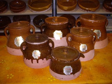 pots traditionnelen argile réfractaire