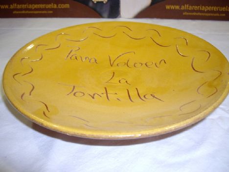 Retour tortillas faits  la main en terre cuite